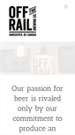 Mobile Screenshot of offtherailbrewing.com